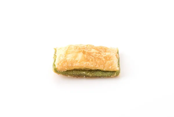 Biscoito de torta mini com engarrafamento kiwi — Fotografia de Stock
