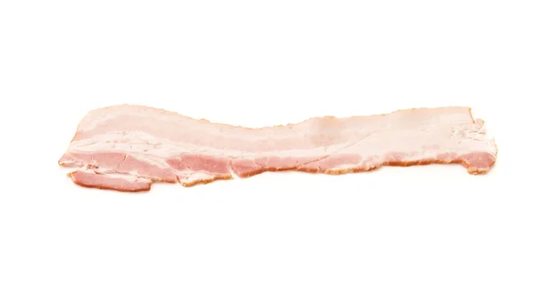 Bacon på vit bakgrund — Stockfoto