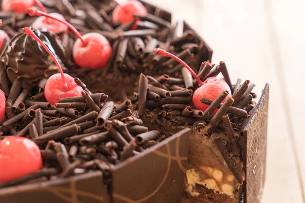 Pastel de helado de chocolate — Foto de Stock