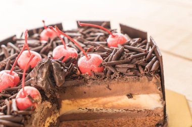 Çikolatalı dondurma kek 