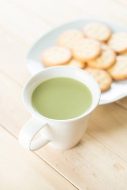 hot matcha latte 
