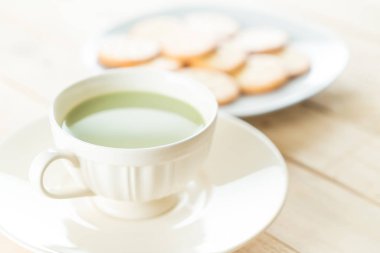 hot matcha latte 