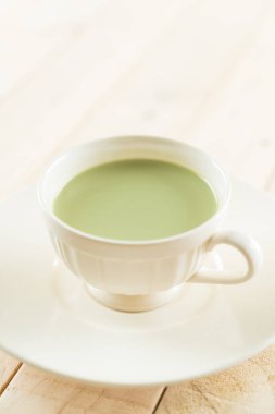 hot matcha latte 