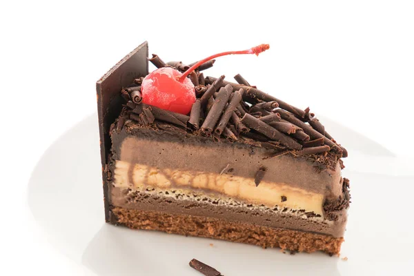 Çikolatalı dondurma kek — Stok fotoğraf