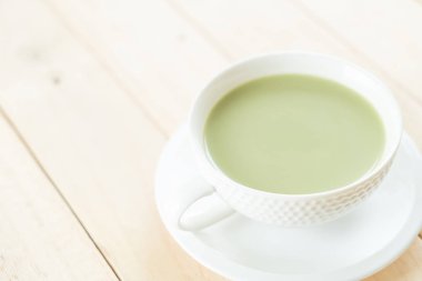 hot matcha latte 