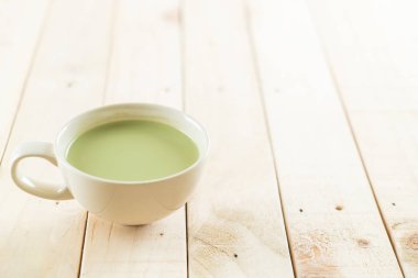 hot matcha latte 