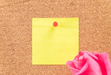 Gül ile kağıt Not 