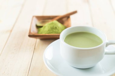 hot matcha latte 
