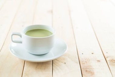 hot matcha latte 