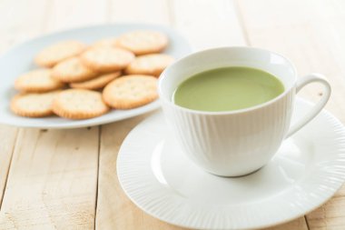 hot matcha latte 