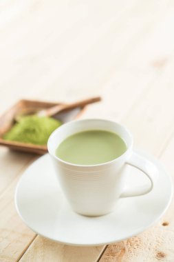 hot matcha latte 
