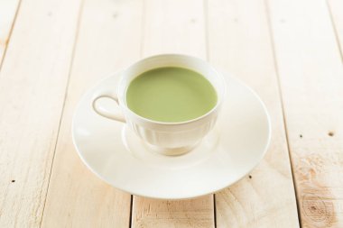 hot matcha latte 