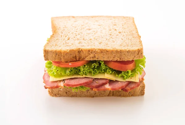 Sandwich  on white background — Stock Photo, Image