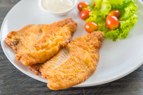 Bife de peixe frito — Fotografia de Stock