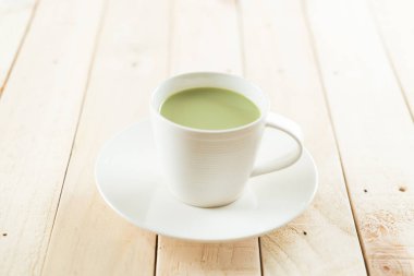 hot matcha latte 
