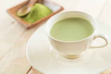 hot matcha latte 