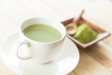 hot matcha latte 