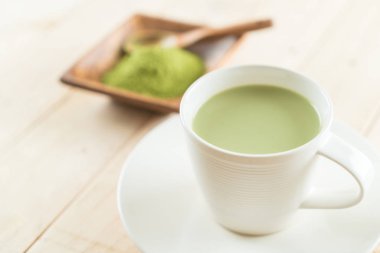 hot matcha latte 