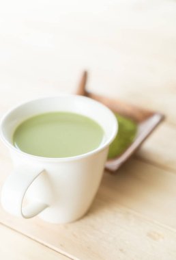 hot matcha latte 