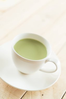 hot matcha latte 