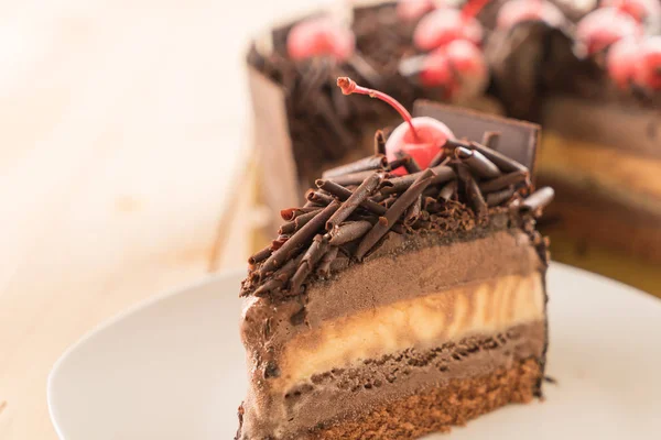Ciasto czekoladowe lody — Zdjęcie stockowe