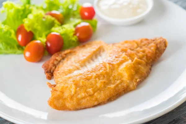 Fried fish steak — Stock Photo, Image