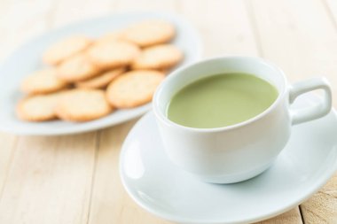 hot matcha latte 