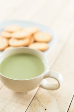 hot matcha latte 