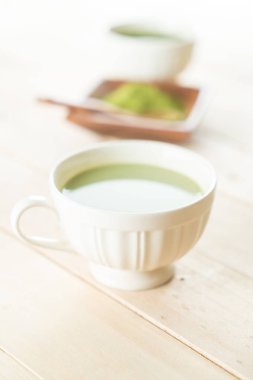 hot matcha latte 