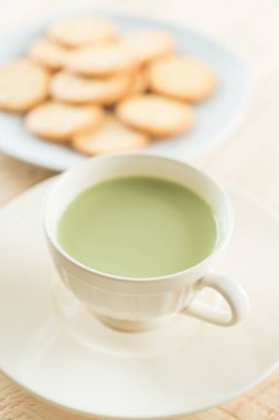 hot matcha latte 