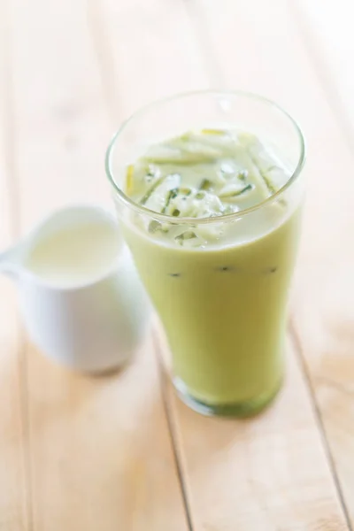 Mrożona matcha latte — Zdjęcie stockowe