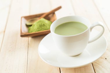 hot matcha latte 