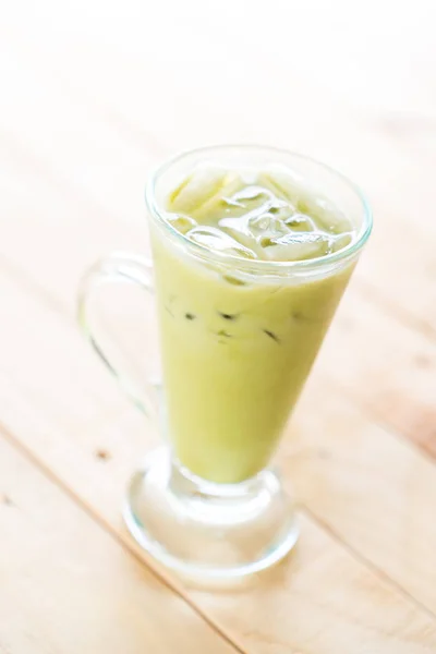 Mrożona matcha latte — Zdjęcie stockowe