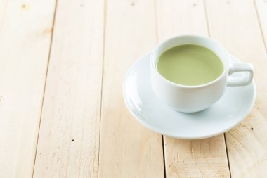 hot matcha latte 