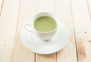 hot matcha latte 