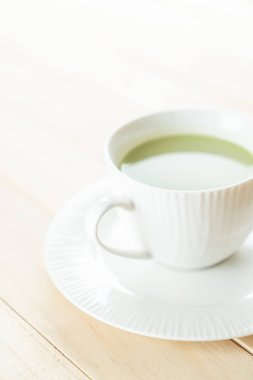 hot matcha latte 