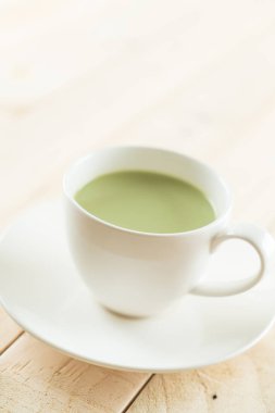 hot matcha latte 