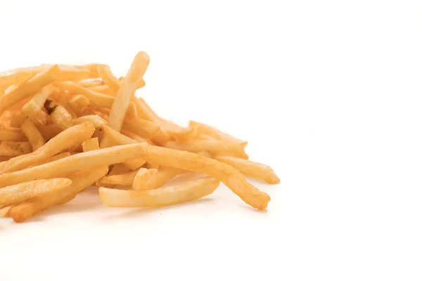 Arany sült krumpli burgonya fehér alapon — Stock Fotó
