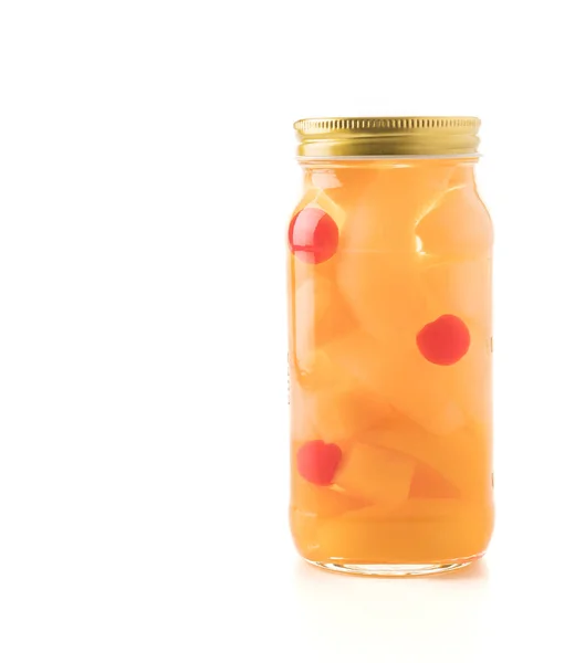 Mix fruit op siroop — Stockfoto