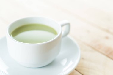 hot matcha latte 