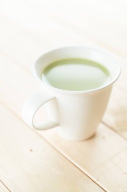hot matcha latte 