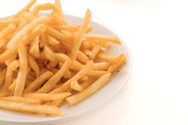 Altın rengi patates kızartması.