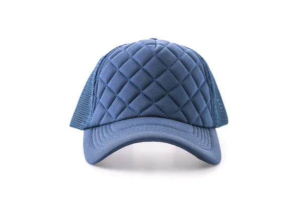 Gorra azul sobre fondo blanco —  Fotos de Stock