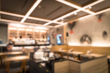 Restoran soyut bulanıklık