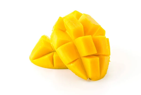 Friss mangó fehér háttér — Stock Fotó