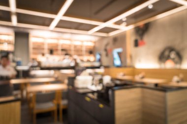 Restoran soyut bulanıklık