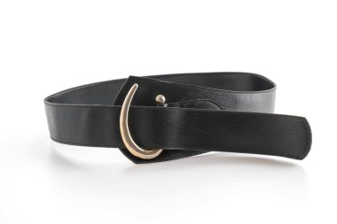 Beyaz arka plan üzerinde moda kemer