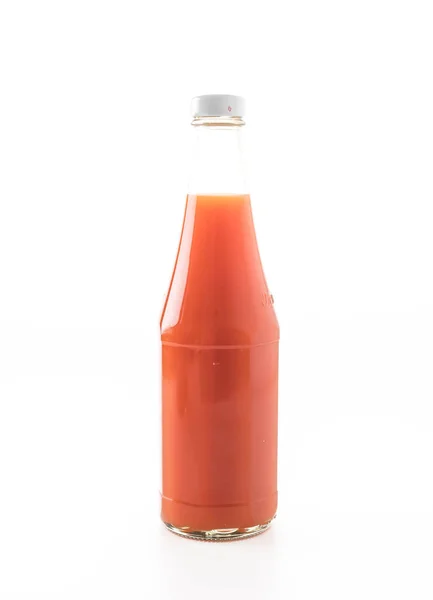 Το μπουκάλι σάλτσα σε άσπρο φόντο — Φωτογραφία Αρχείου
