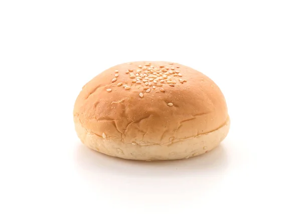 Hamburger broodje op witte achtergrond — Stockfoto