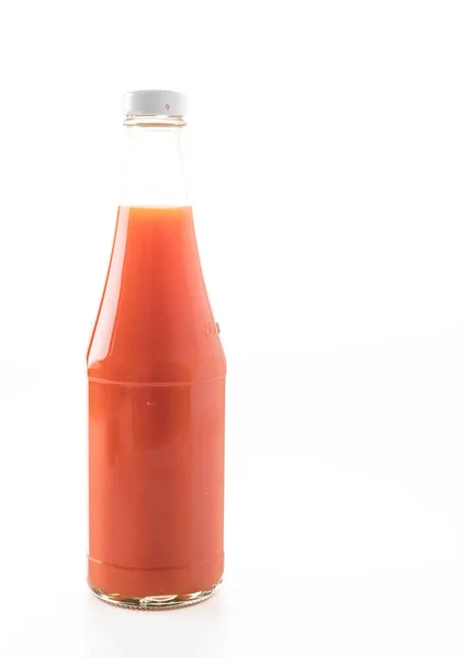 Saus fles op witte achtergrond — Stockfoto